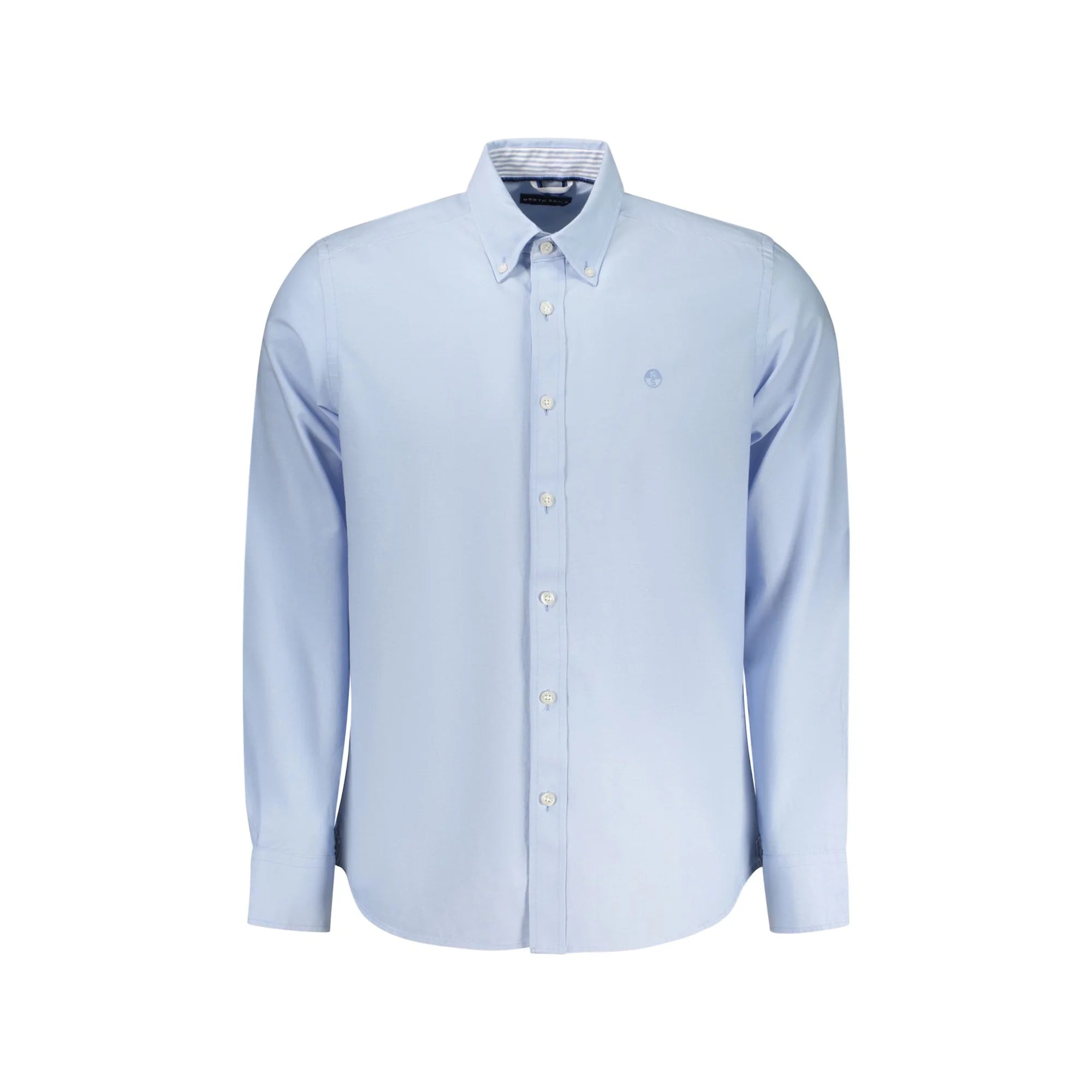 North Sails Camicia Maniche Lunghe Uomo Azzurra Ricamo Camicie Azzurro - foto prodotto